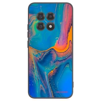 Picasee crna silikonska maskica za OnePlus 13R 5G - Rainbow