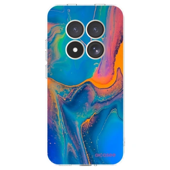 Picasee silikonska prozirna maskica za Xiaomi Redmi Note 15 Pro 4G - Rainbow