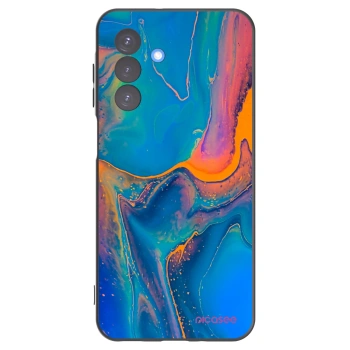 Picasee crna silikonska maskica za Samsung Galaxy A17 5G - Rainbow