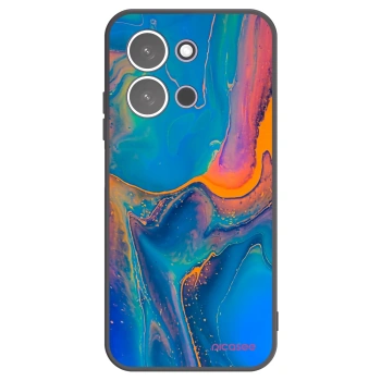 Picasee crna silikonska maskica za Xiaomi Redmi 15C 5G - Rainbow