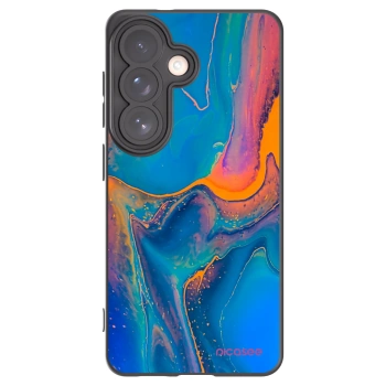 Picasee crna silikonska maskica za Samsung Galaxy S26 - Rainbow