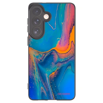 Picasee crna silikonska maskica za Samsung Galaxy S26+ - Rainbow