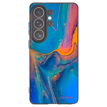 Picasee crna silikonska maskica za Samsung Galaxy S26 Ultra - Rainbow