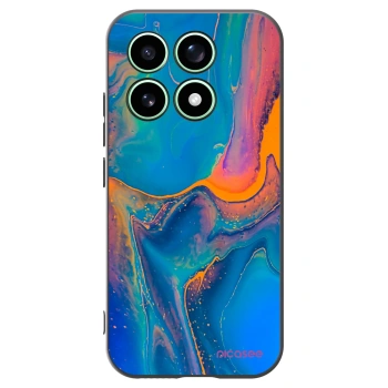 Picasee crna silikonska maskica za Xiaomi 17 - Rainbow