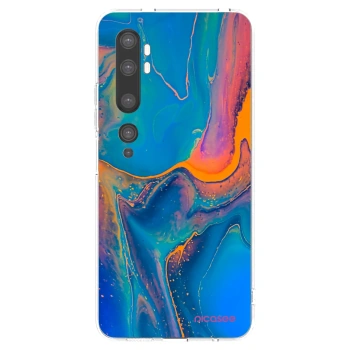 Picasee silikonska prozirna maskica za Xiaomi Mi Note 10 (Pro) - Rainbow