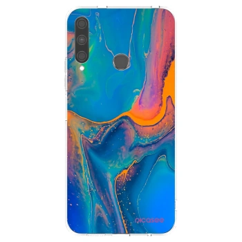 Picasee silikonska prozirna maskica za Huawei P40 Lite E - Rainbow