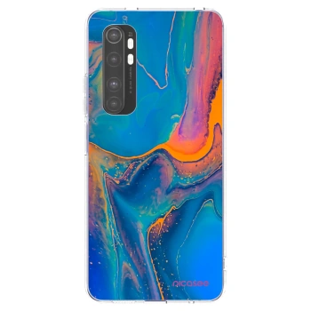 Picasee silikonska prozirna maskica za Xiaomi Mi Note 10 Lite - Rainbow