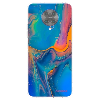 Picasee silikonska prozirna maskica za Xiaomi Poco F2 Pro - Rainbow