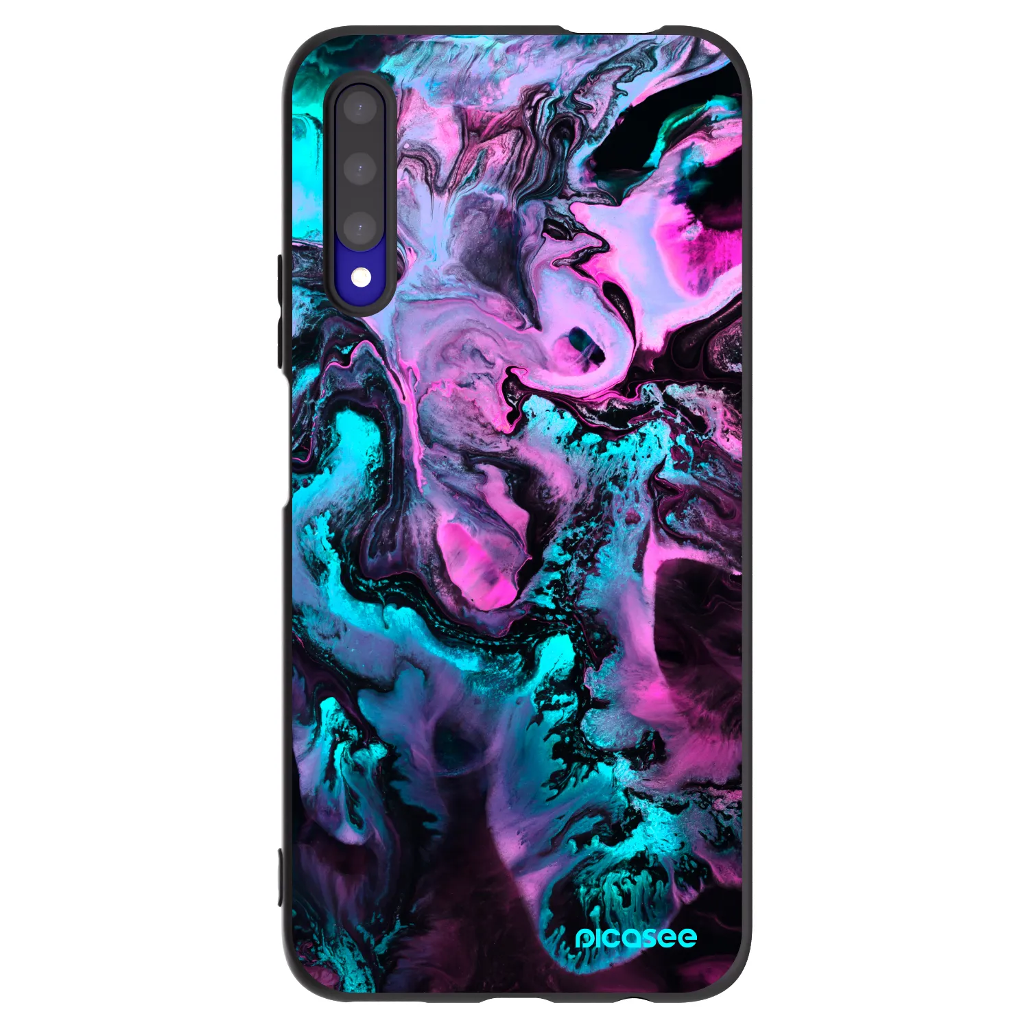 Picasee crna silikonska maskica za Honor 9X Pro - Lean