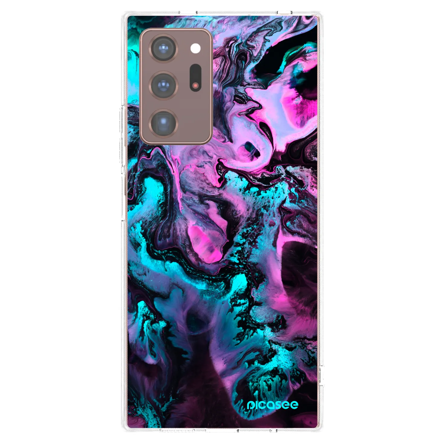 Picasee silikonska prozirna maskica za Samsung Galaxy Note 20 Ultra - Lean