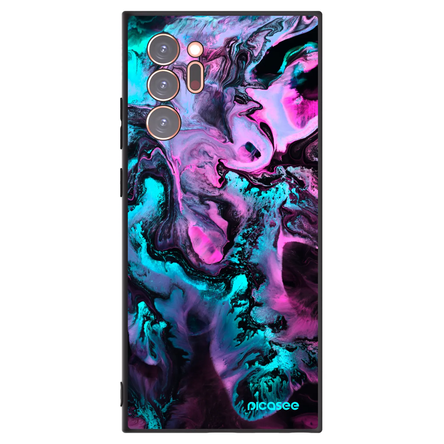 Picasee crna silikonska maskica za Samsung Galaxy Note 20 Ultra - Lean