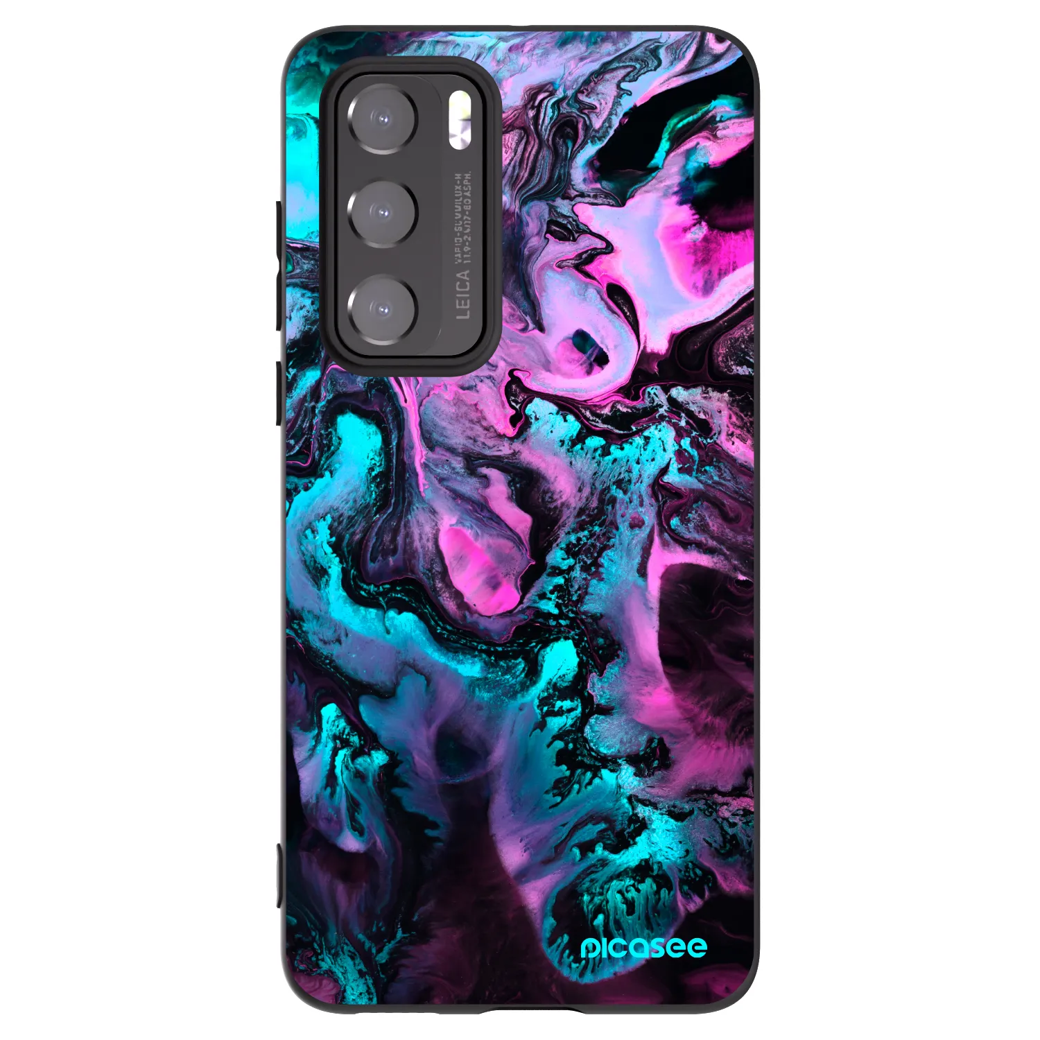 Picasee crna silikonska maskica za Huawei P40 - Lean