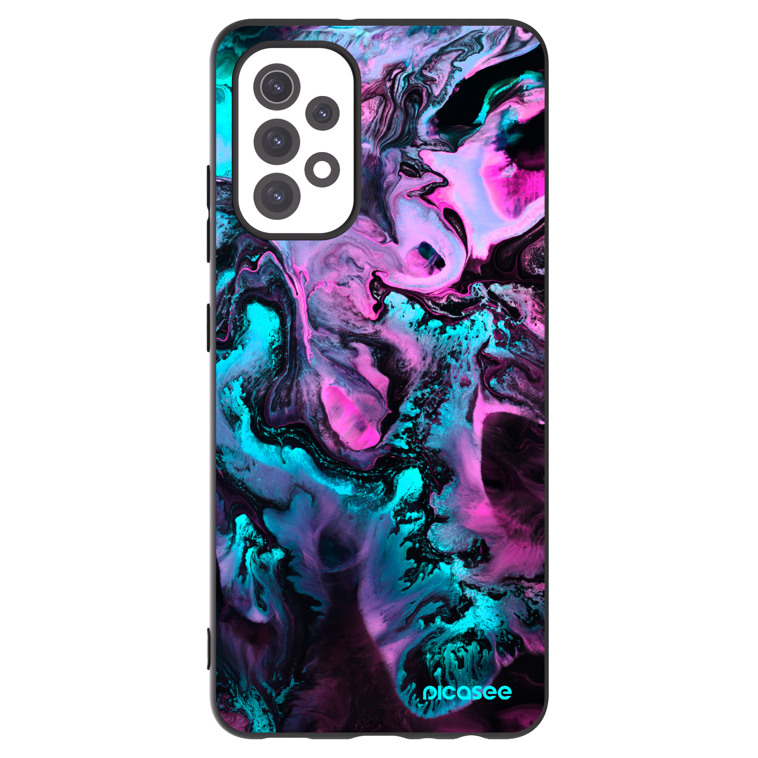 Picasee crna silikonska maskica za Samsung Galaxy A32 5G A326B - Lean