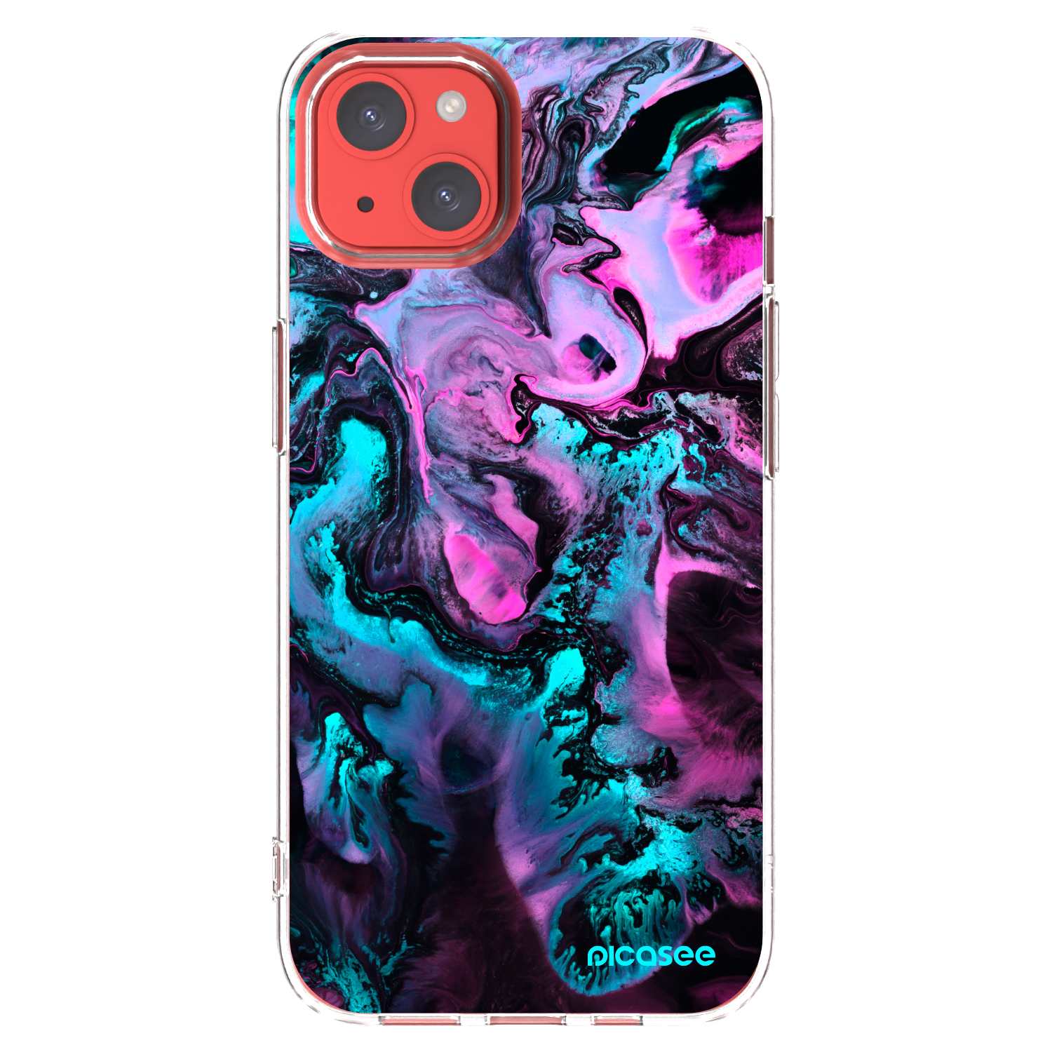 Picasee silikonska prozirna maskica za Apple iPhone 13 - Lean