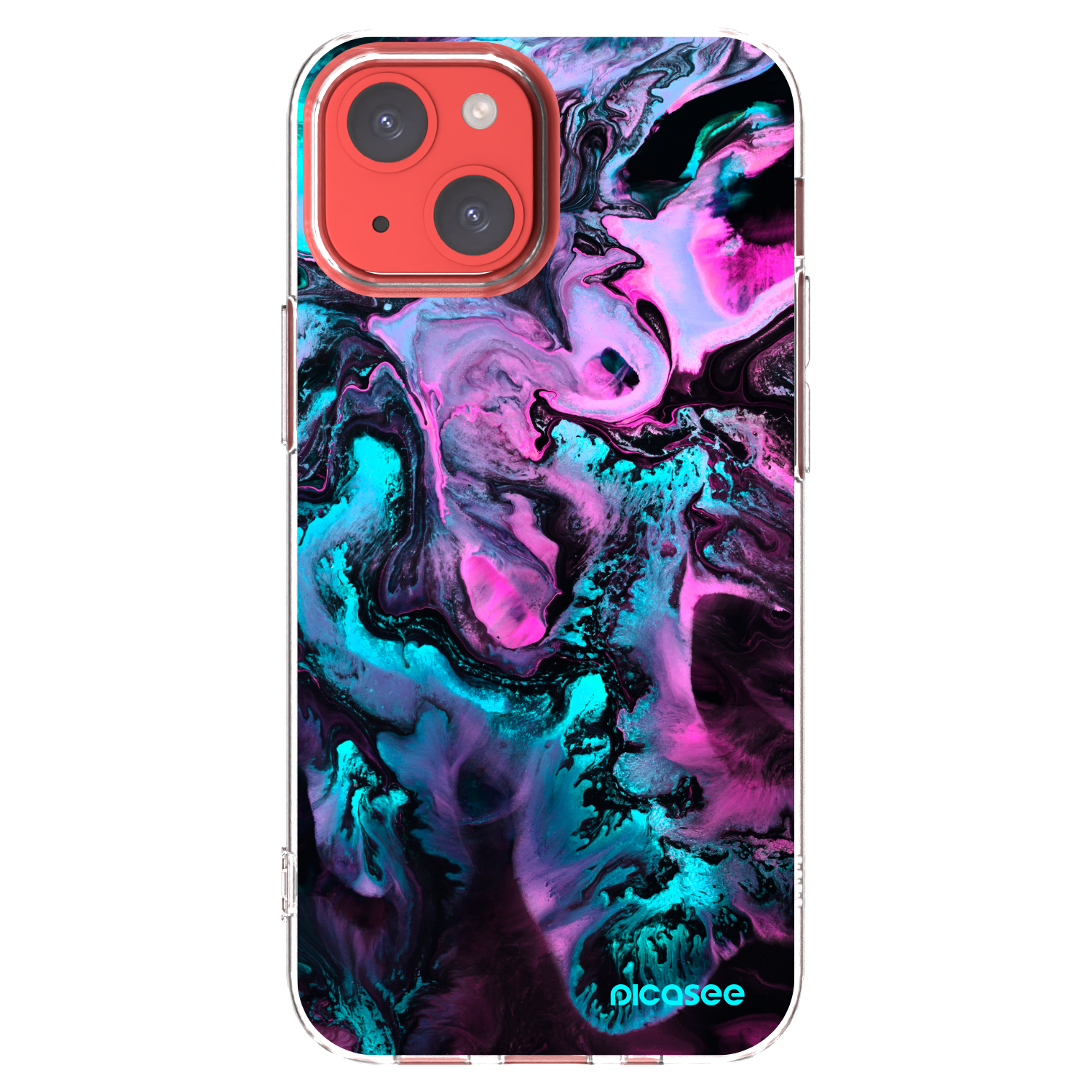 Picasee silikonska prozirna maskica za Apple iPhone 13 mini - Lean