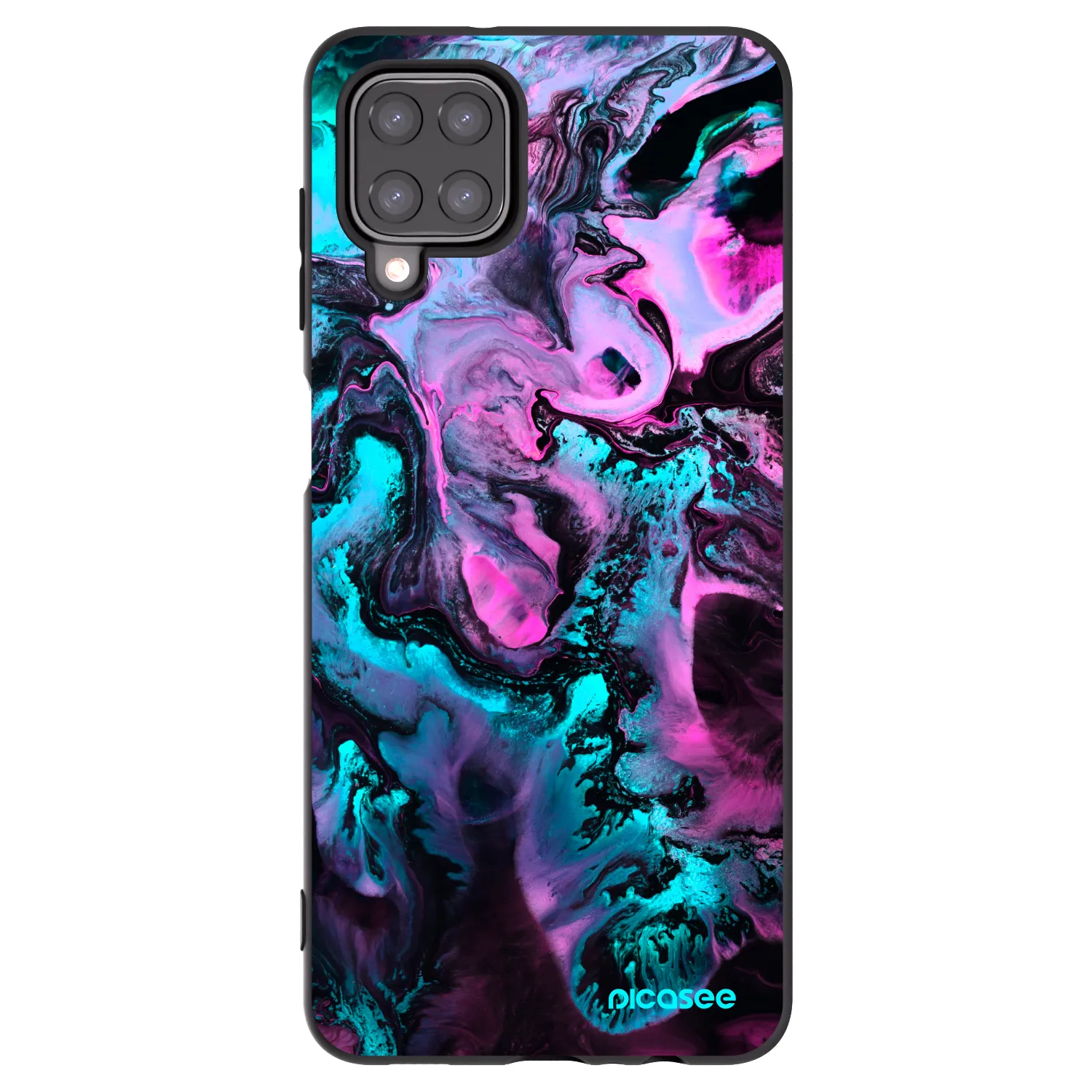 Picasee crna silikonska maskica za Samsung Galaxy M12 M127F - Lean