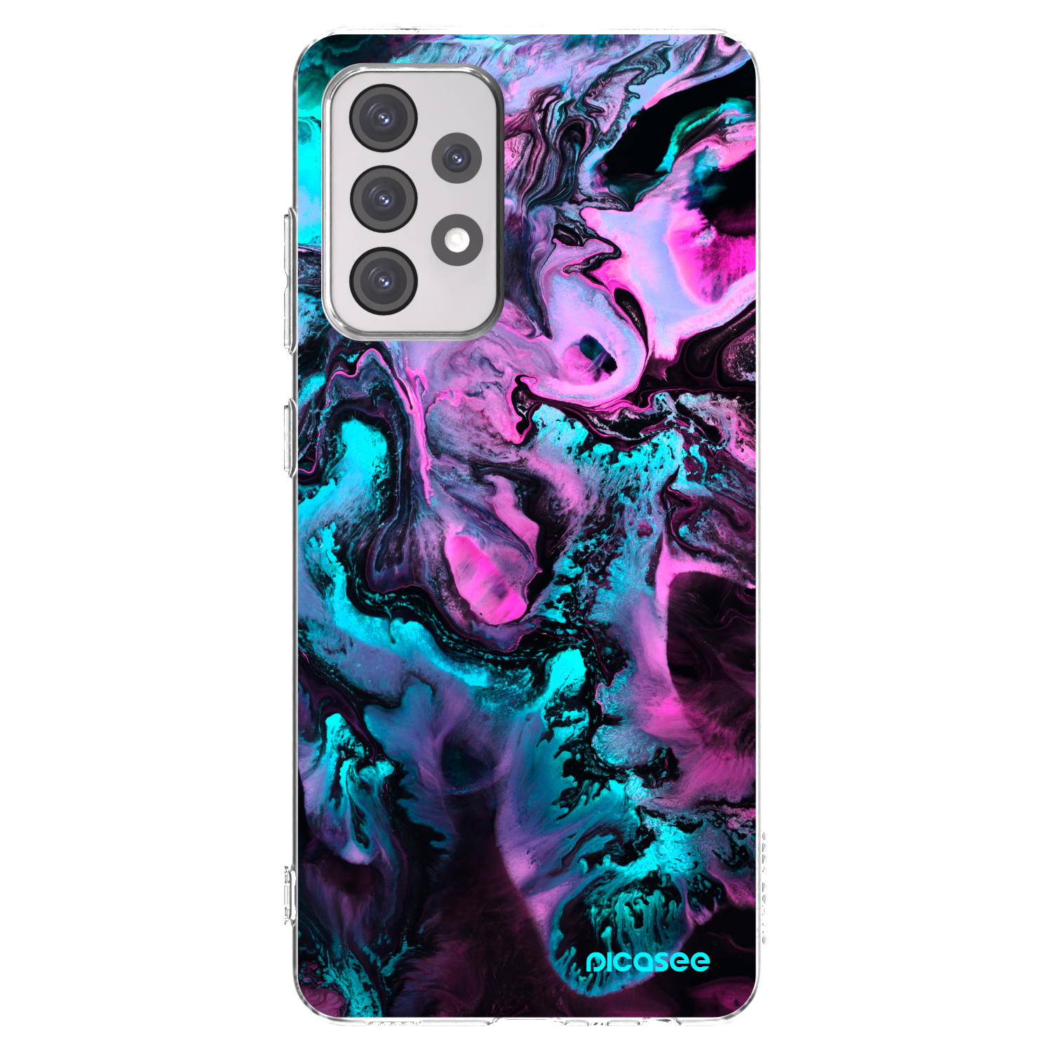 Picasee silikonska prozirna maskica za Samsung Galaxy A52s 5G A528B - Lean