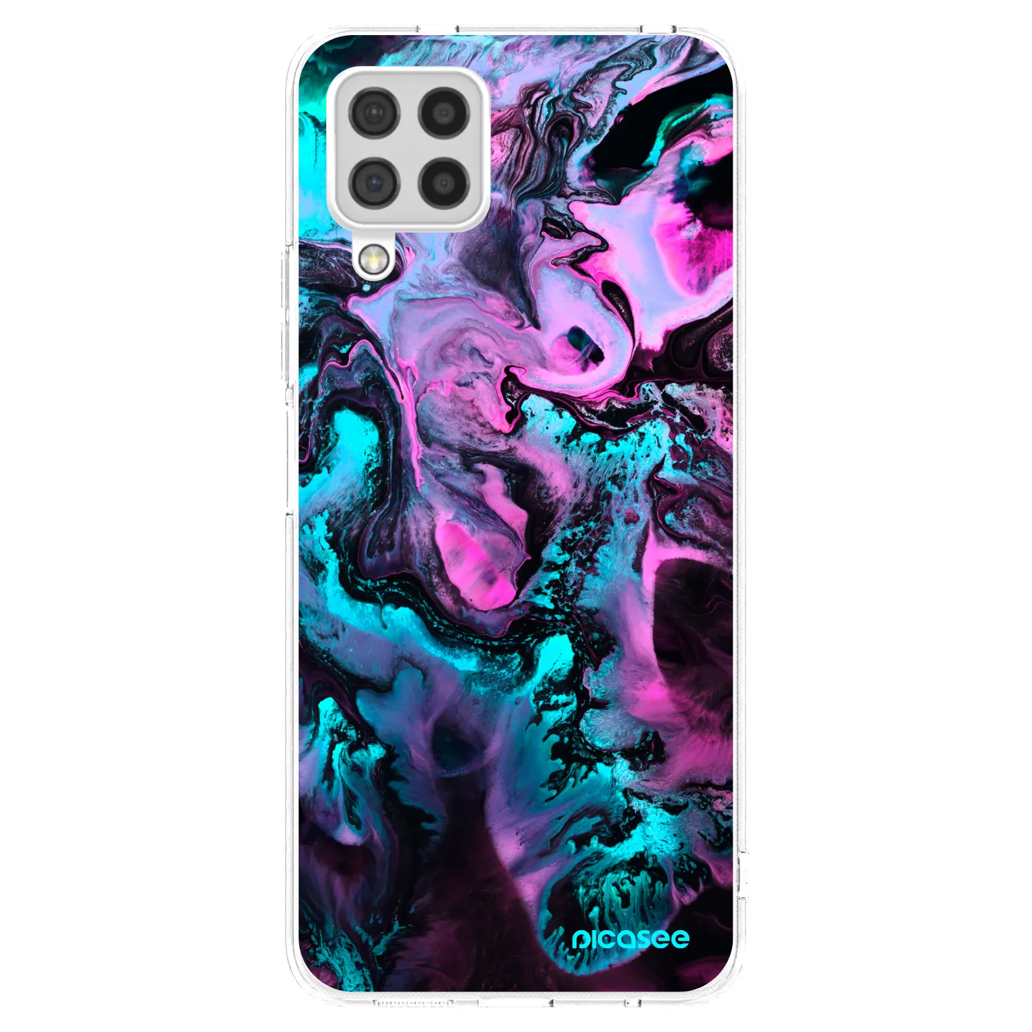 Picasee silikonska prozirna maskica za Samsung Galaxy A22 A225F 4G - Lean