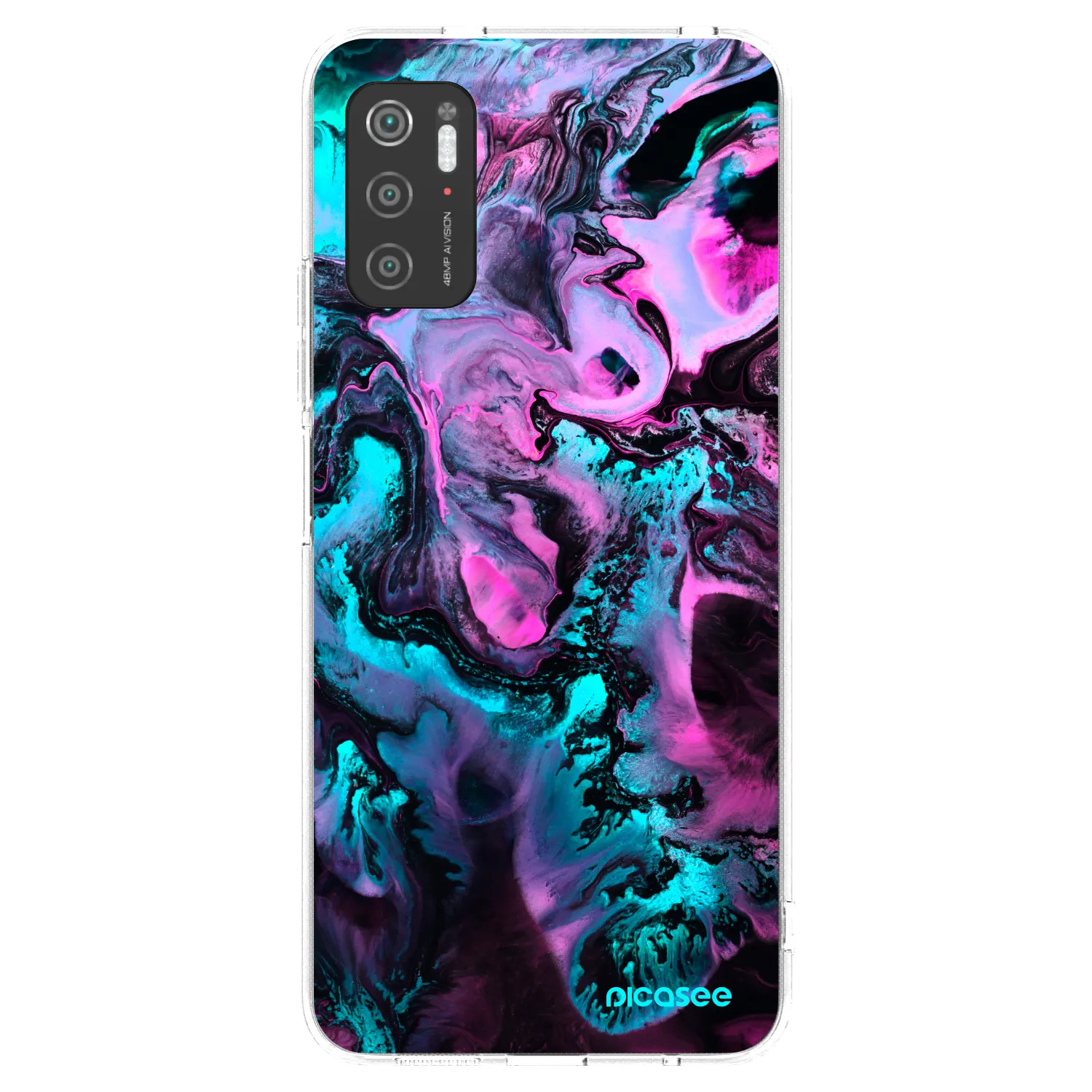 Picasee silikonska prozirna maskica za Xiaomi Poco M3 Pro 5G - Lean