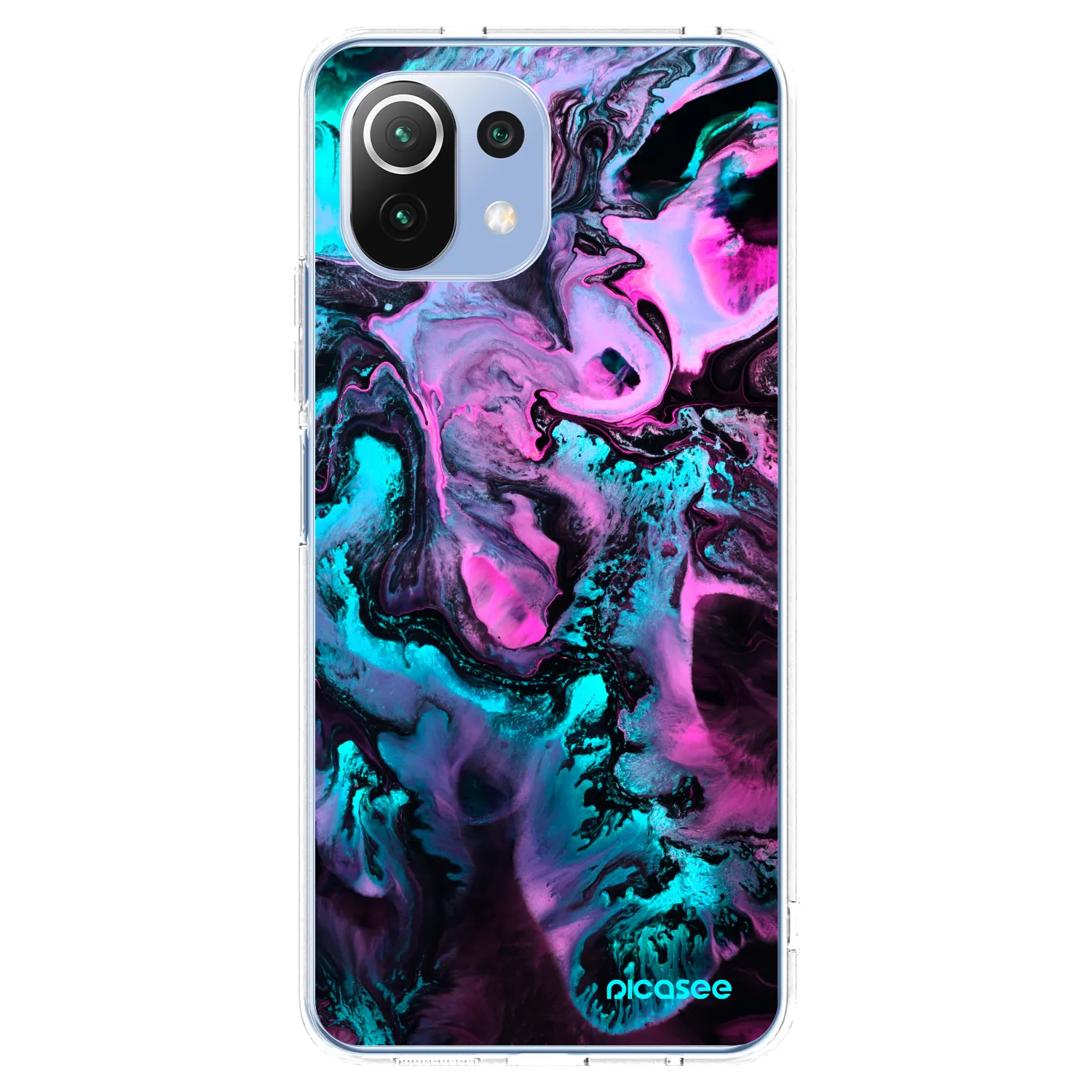 Picasee silikonska prozirna maskica za Xiaomi 11 Lite 5G NE - Lean