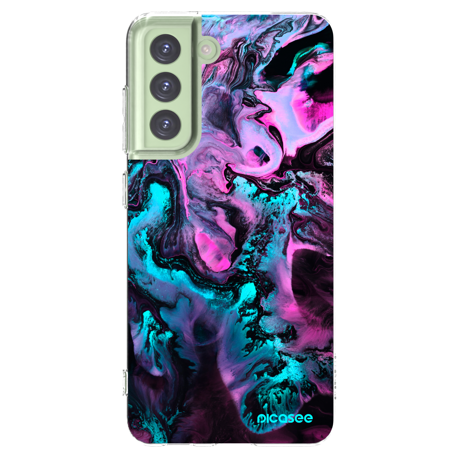 Picasee silikonska prozirna maskica za Samsung Galaxy S21 FE 5G - Lean