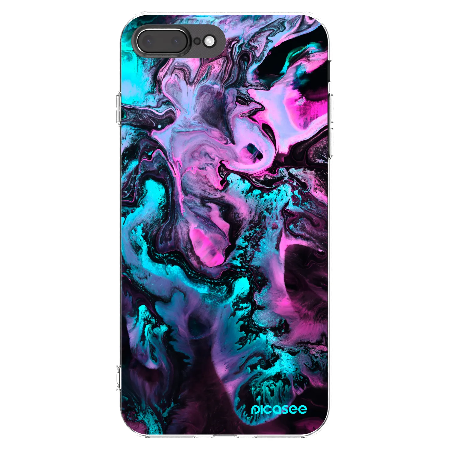 Picasee silikonska prozirna maskica za Apple iPhone 7 Plus - Lean