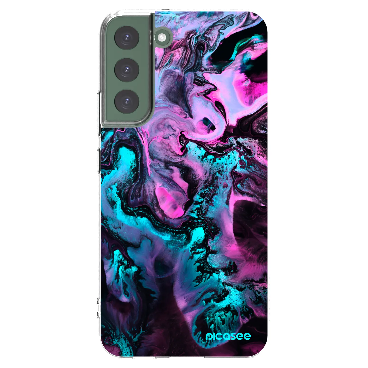 Picasee silikonska prozirna maskica za Samsung Galaxy S22+ 5G - Lean