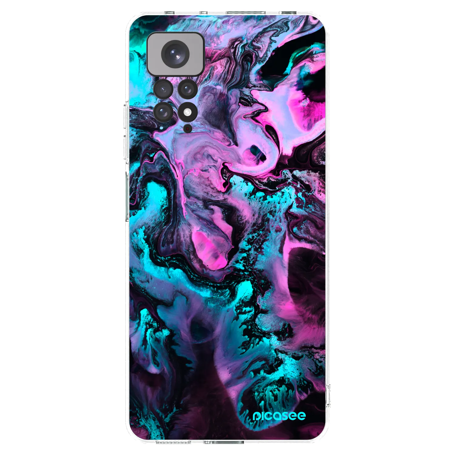 Picasee silikonska prozirna maskica za Xiaomi Redmi Note 11S 4G - Lean