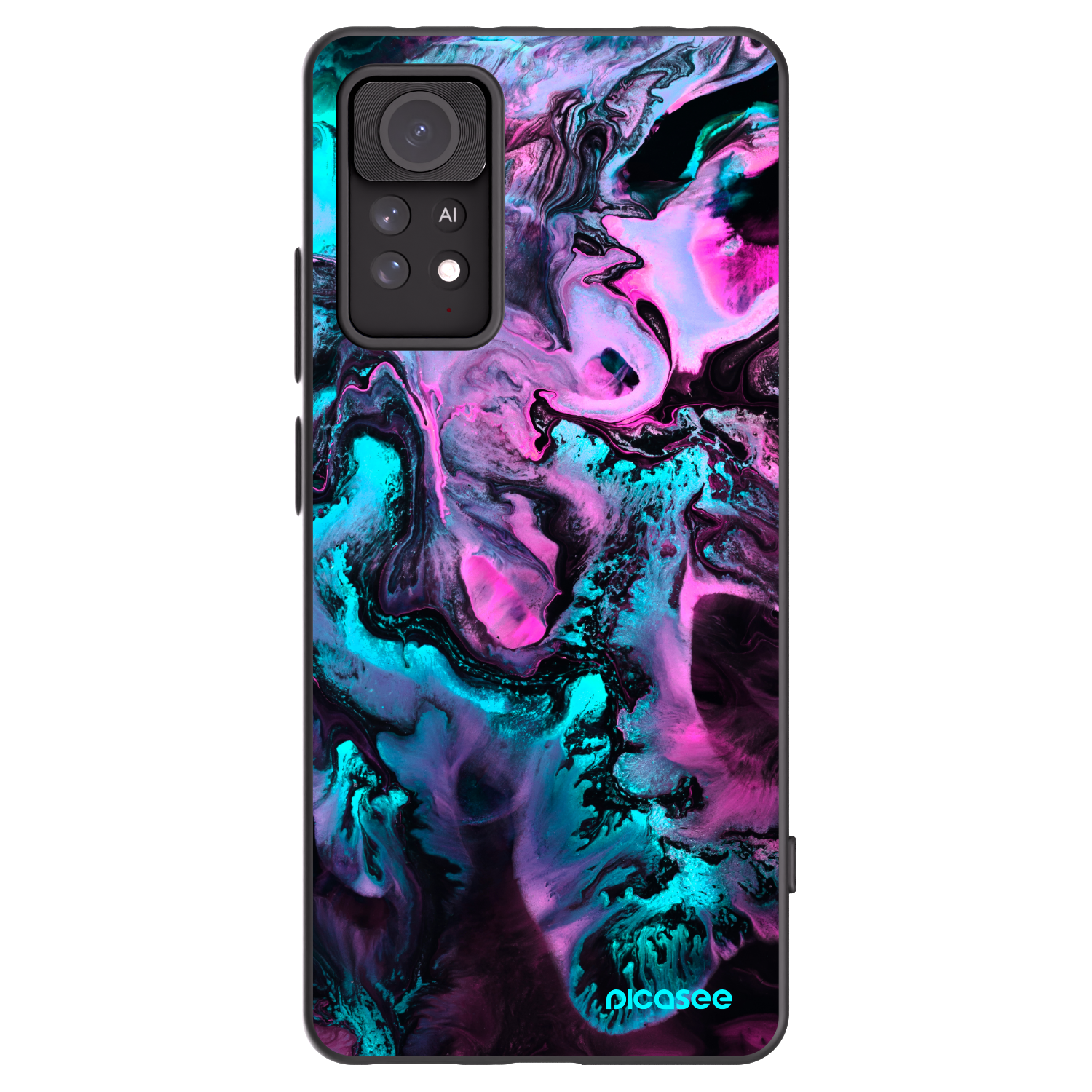 Picasee crna silikonska maskica za Xiaomi Redmi Note 11 Pro 5G - Lean