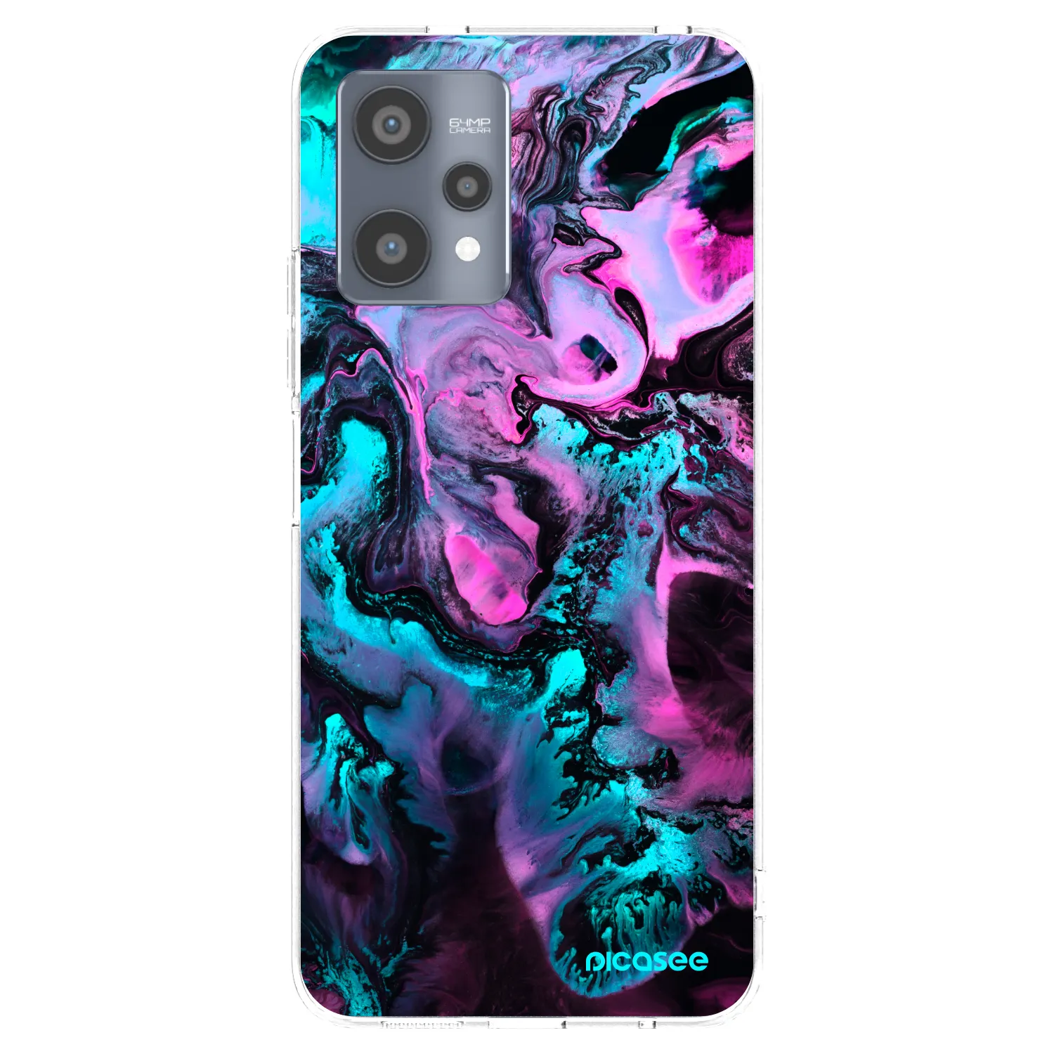 Picasee silikonska prozirna maskica za Realme 9 Pro 5G - Lean