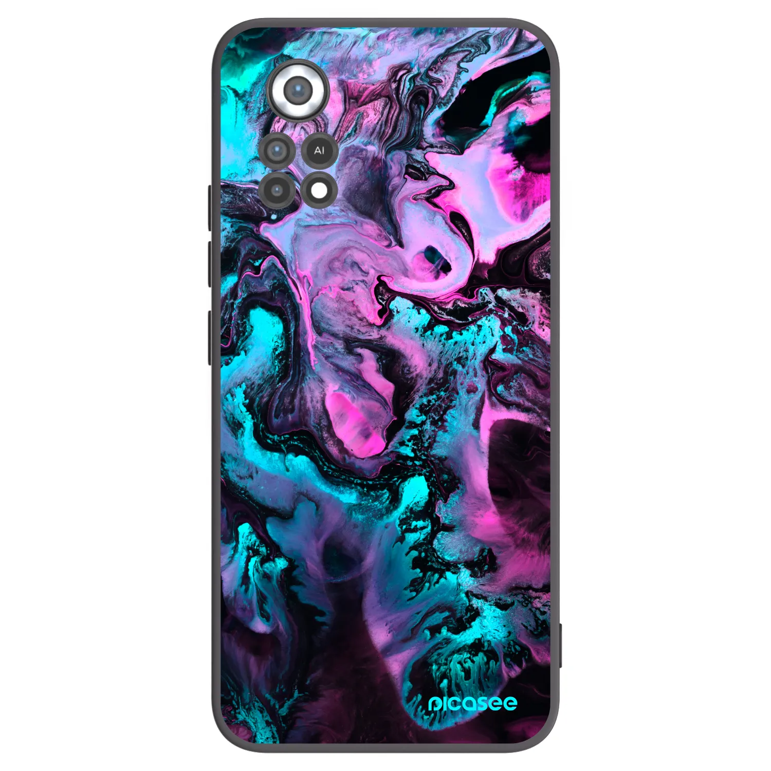 Picasee crna silikonska maskica za Xiaomi Poco X4 Pro 5G - Lean
