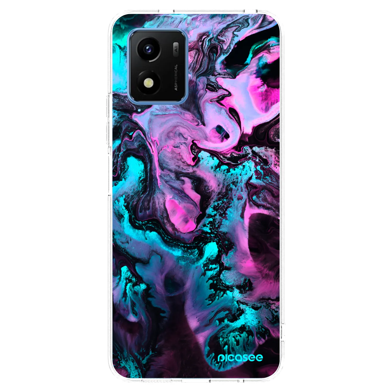 Picasee silikonska prozirna maskica za Vivo Y01 - Lean