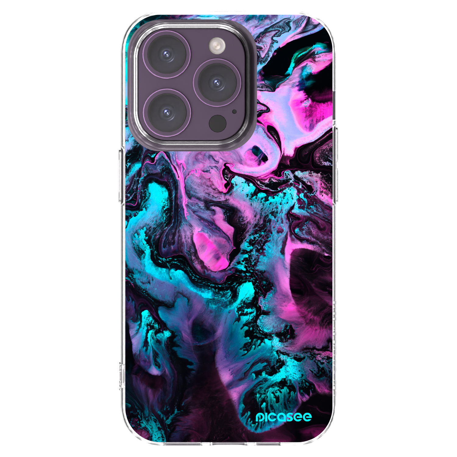 Picasee silikonska prozirna maskica za Apple iPhone 14 Pro - Lean