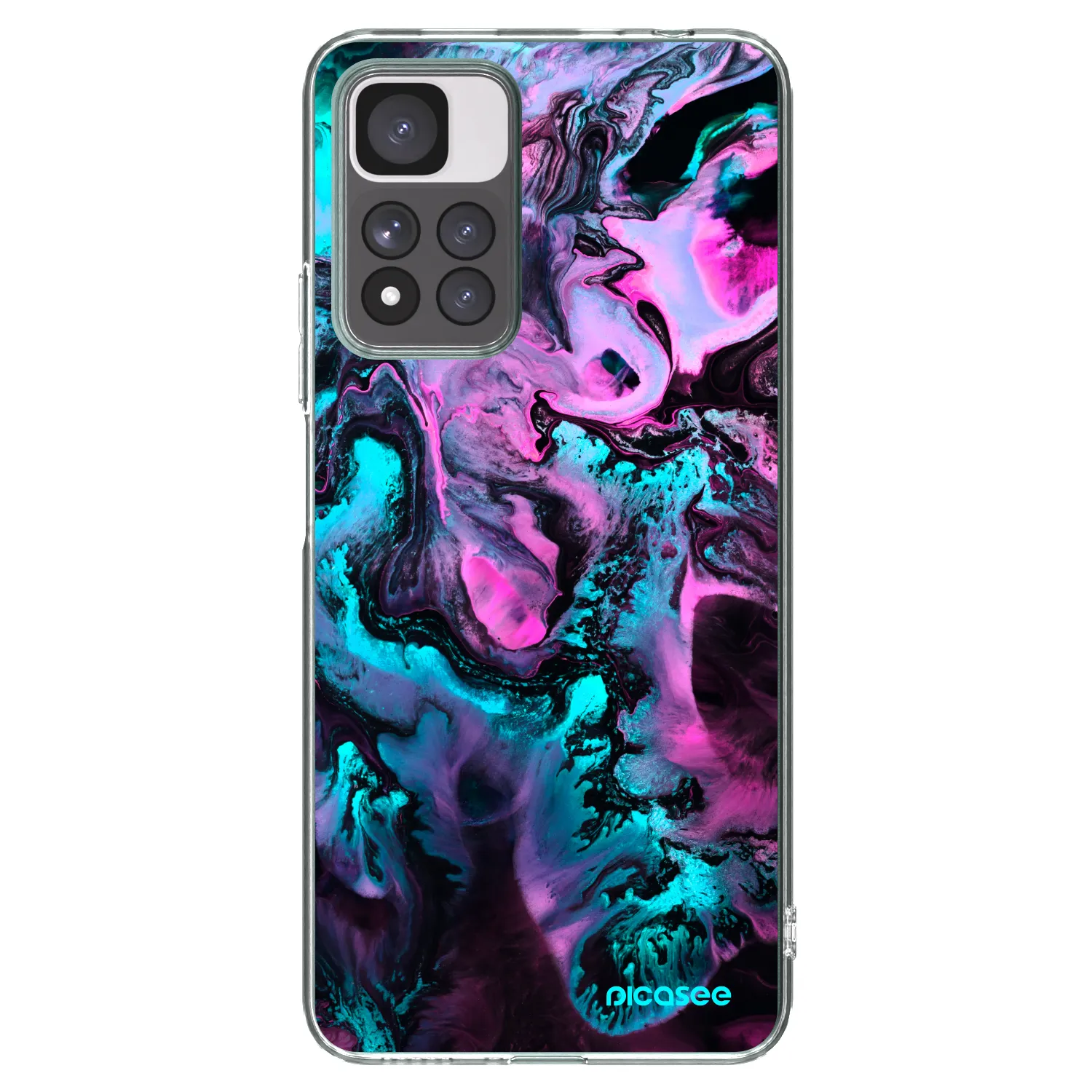 Picasee silikonska prozirna maskica za Xiaomi Redmi Note 11 Pro+ 5G - Lean