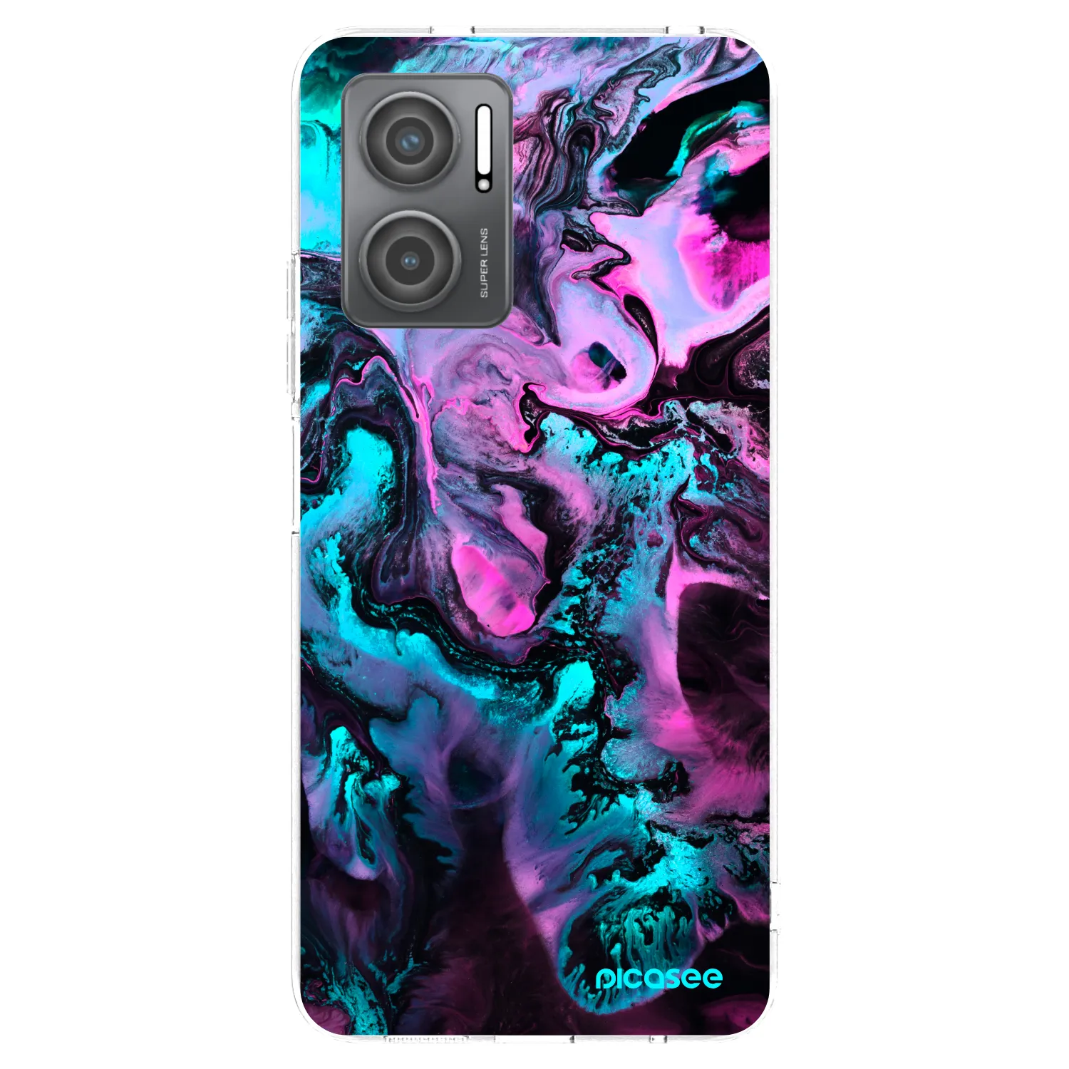 Picasee silikonska prozirna maskica za Xiaomi Redmi 10 5G - Lean