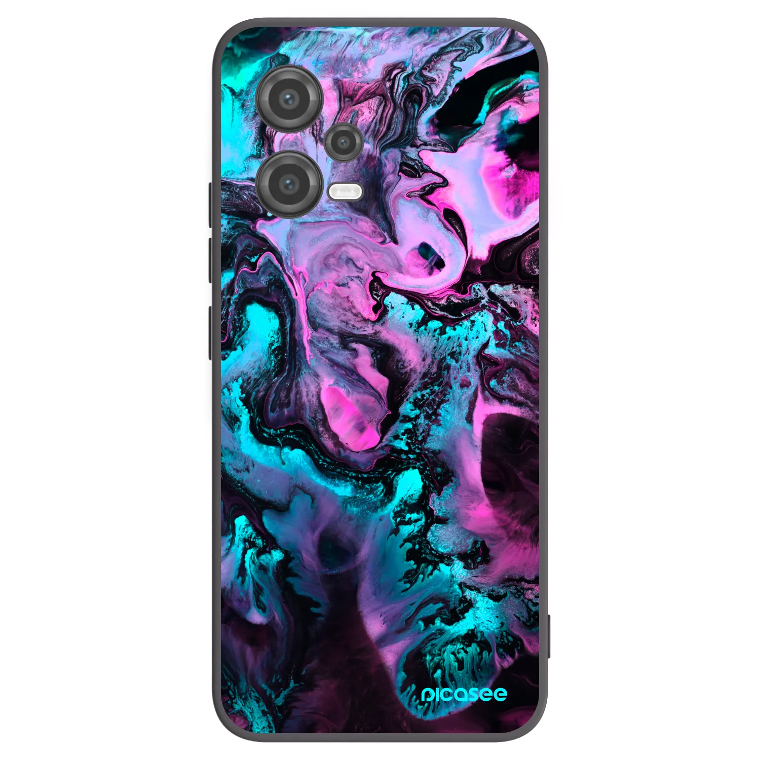 Picasee crna silikonska maskica za Xiaomi Poco X5 - Lean