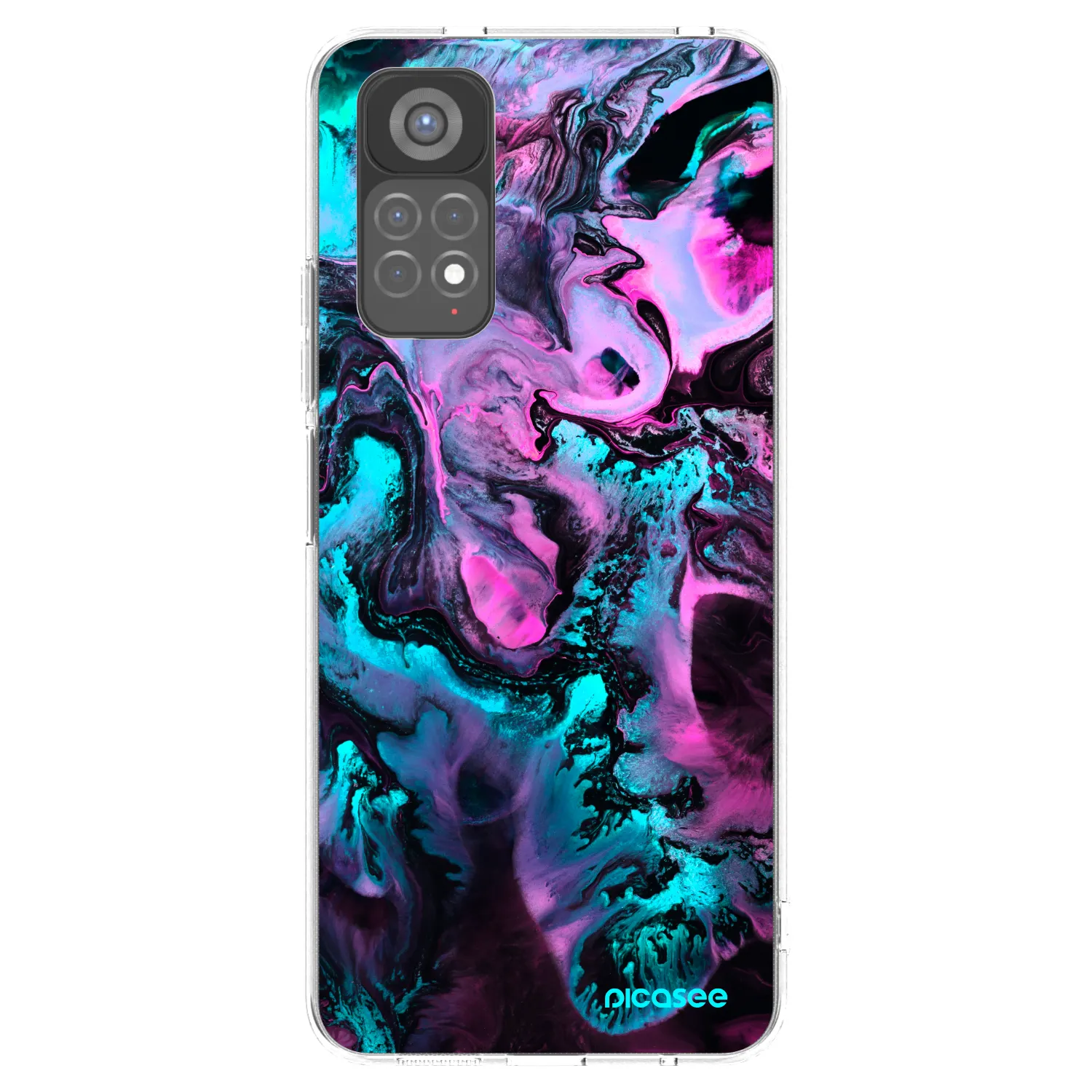 Picasee silikonska prozirna maskica za Xiaomi Redmi Note 11S 5G - Lean