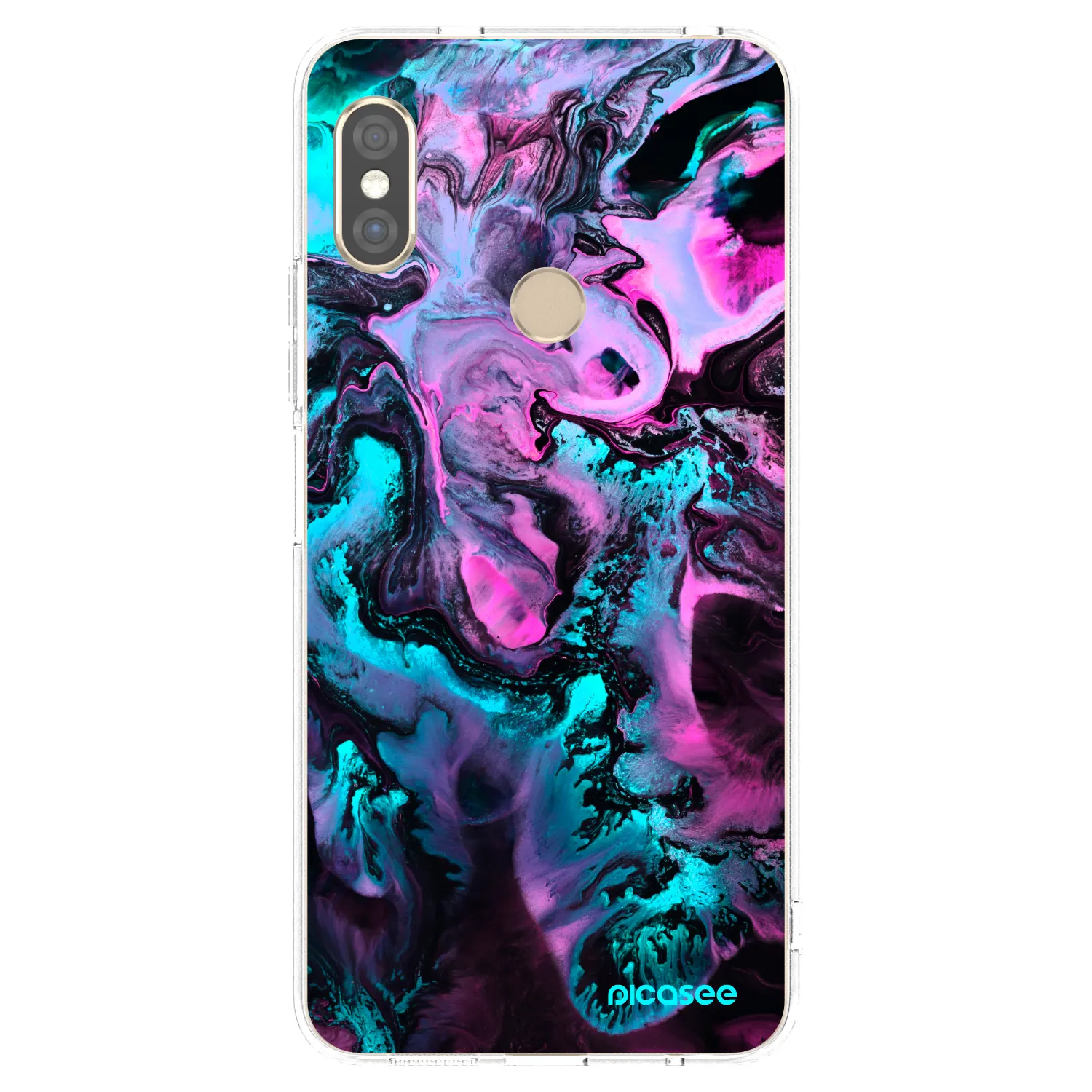 Picasee silikonska prozirna maskica za Xiaomi Redmi Note 5 Global - Lean