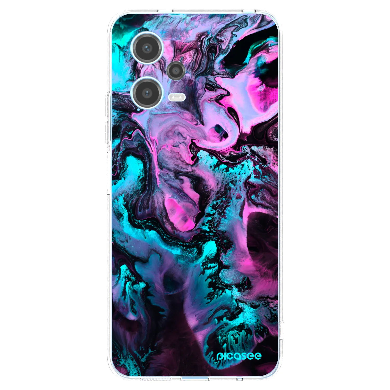 Picasee silikonska prozirna maskica za Xiaomi Redmi Note 12 5G - Lean