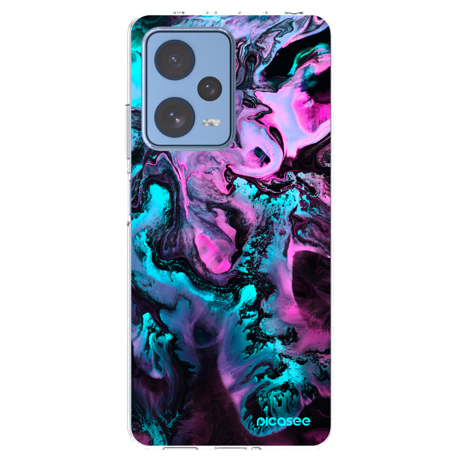 Picasee silikonska prozirna maskica za Xiaomi Redmi Note 12 Pro 5G - Lean