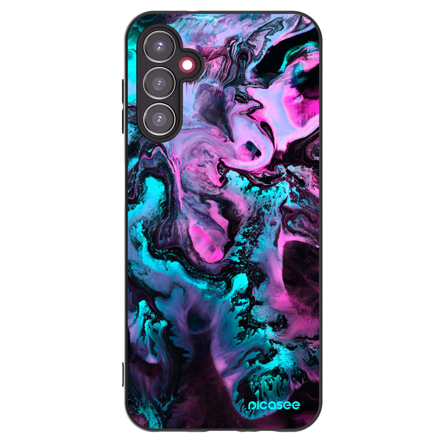 Picasee crna silikonska maskica za Samsung Galaxy A14 4G A145R - Lean