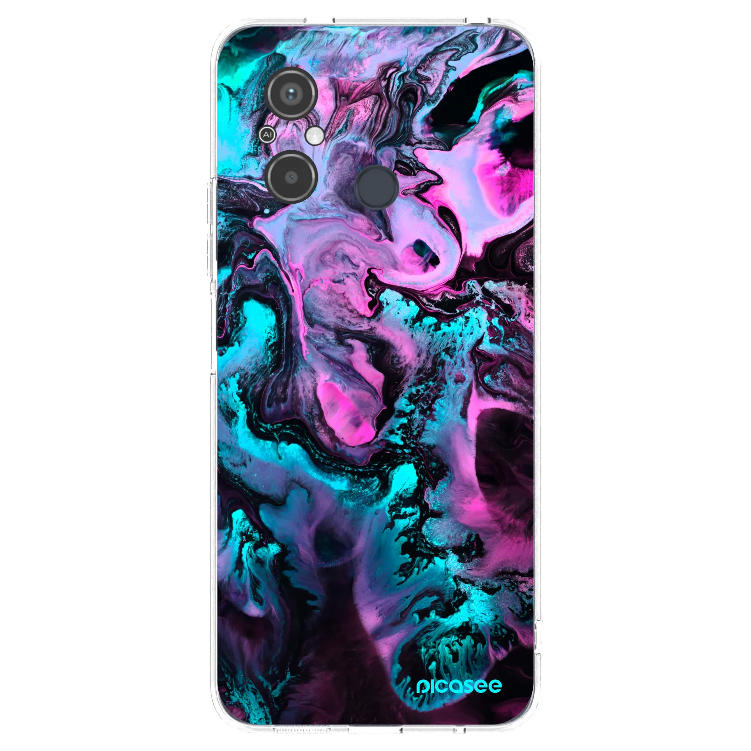 Picasee silikonska prozirna maskica za Xiaomi Redmi 12C - Lean