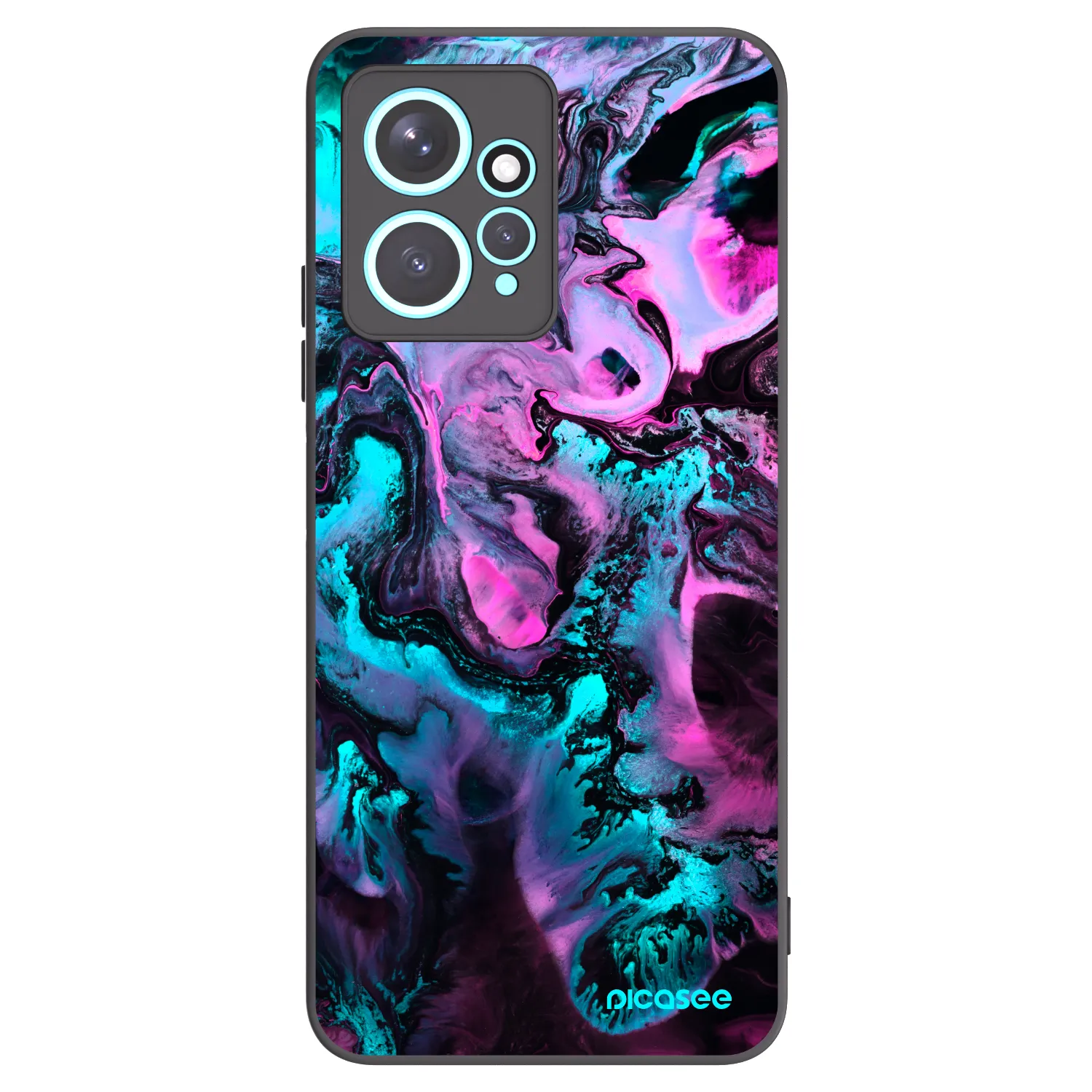 Picasee crna silikonska maskica za Xiaomi Redmi Note 12 4G - Lean
