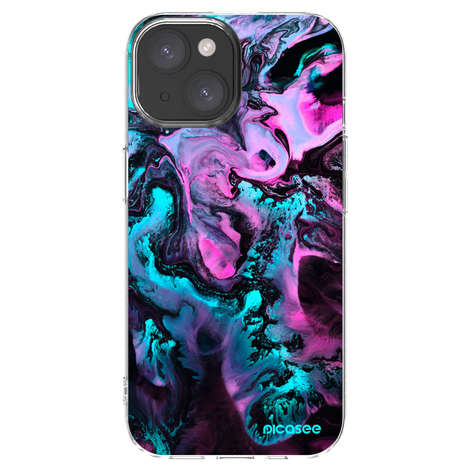 Picasee silikonska prozirna maskica za Apple iPhone 15 - Lean