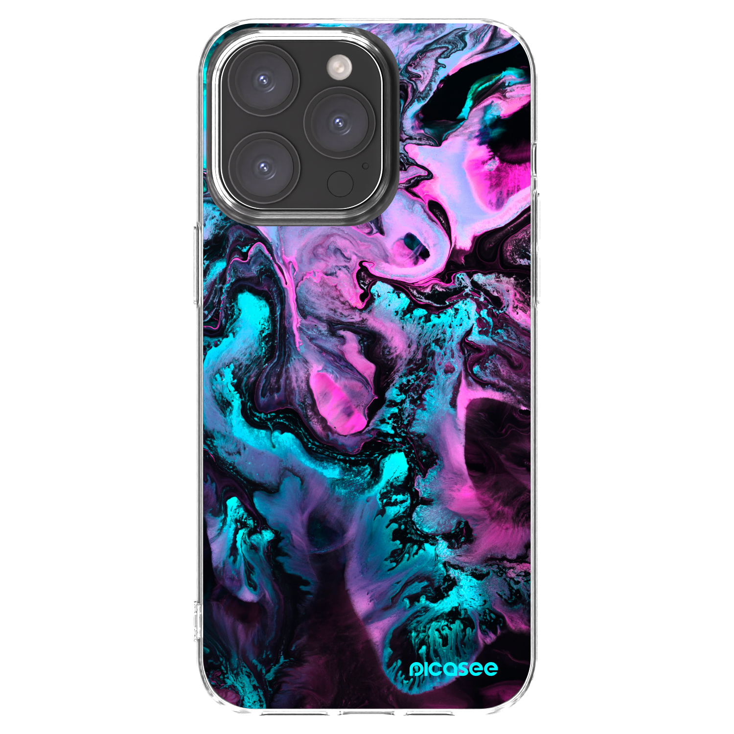 Picasee silikonska prozirna maskica za Apple iPhone 15 Pro Max - Lean