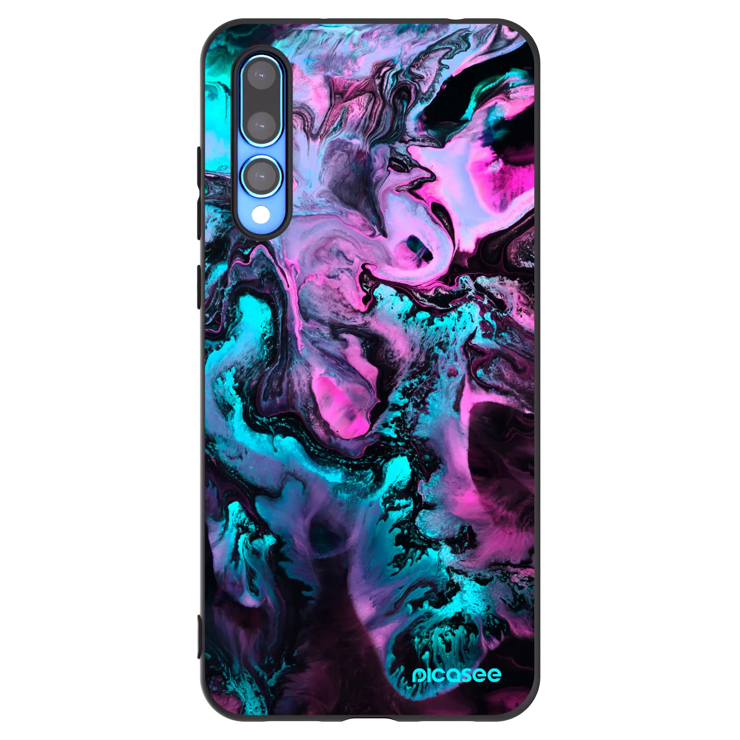 Picasee crna silikonska maskica za Huawei P20 Pro - Lean