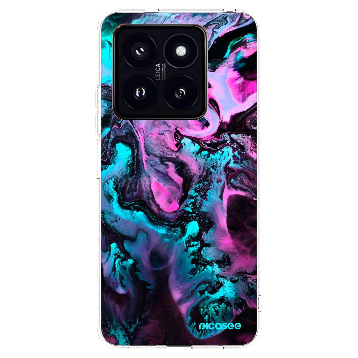 Picasee silikonska prozirna maskica za Xiaomi 14 Pro - Lean