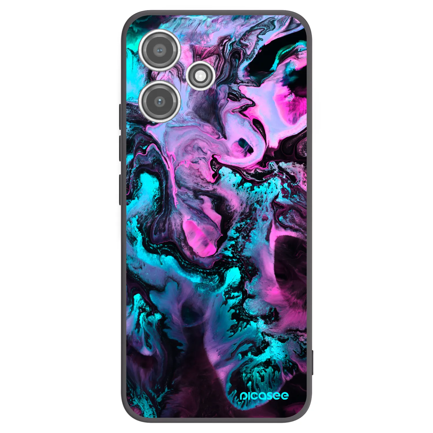Picasee crna silikonska maskica za Xiaomi Redmi 12 5G - Lean