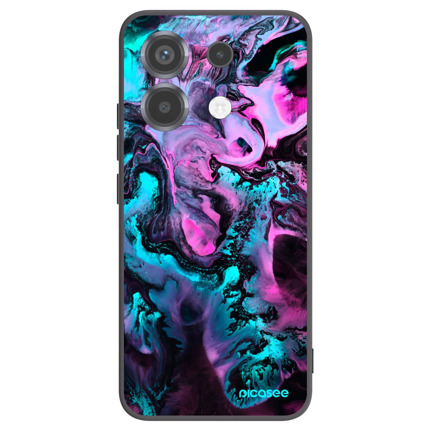 Picasee crna silikonska maskica za Xiaomi Poco X6 - Lean