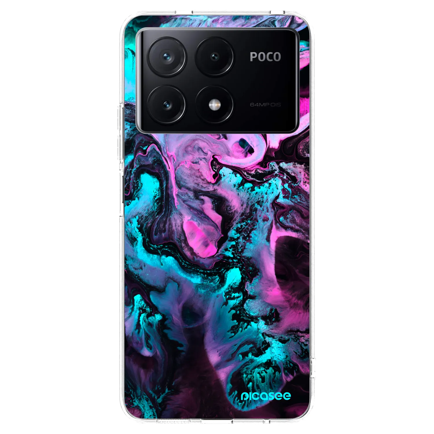 Picasee silikonska prozirna maskica za Xiaomi Poco X6 Pro - Lean